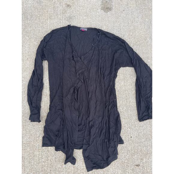 Vince Camuto womens large black cardigan sweater - Picture 1 of 2